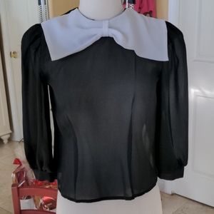 Rare vintage chiffon shirt blouse